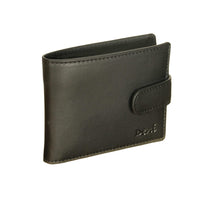Load image into Gallery viewer, Genuine Leather 6 credit card RFID protected slimline men's wallet with coin purse.
