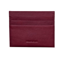 Load image into Gallery viewer, Genuine Leather minimalistic 6 card wallet RFID protected with centre note pocket