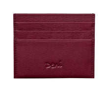 Load image into Gallery viewer, Genuine Leather minimalistic 6 card wallet RFID protected with centre note pocket