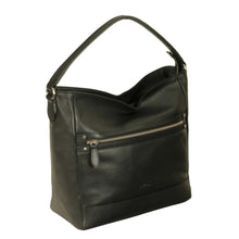 Load image into Gallery viewer, HB-7SLbk Genuine Top grain Cowhide ladies stylish Slouch Shopper handbag.