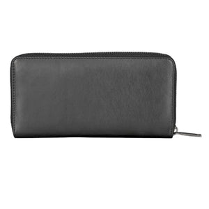 Genuine Leather 8 card RFID protected zip around ladies purse with inside coin zipper pocket.